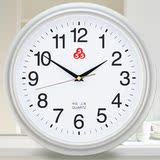 三五牌正品14英寸时尚挂钟客厅办公静音时钟挂表简约创意石英钟表