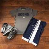 NCAA  Colosseum 运动面料速干篮球pro短袖T恤