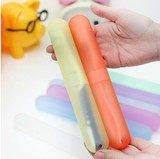 韩国创意 旅行便携防尘 防菌牙刷盒 牙刷套 多功能塑料收纳筷子盒