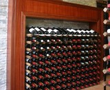 波多红酒架商用展示 实木葡萄酒架 创意酒柜 酒窖设计110瓶装定做