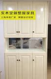 上海厂家整屋家具定做松木鞋柜白色入户衣帽柜纯实木定做整体柜子