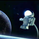 创意宇航员usb太空人机器人小夜灯 蝙蝠侠 机器娃LED电脑键盘灯