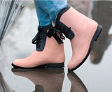 外贸女士雨鞋 低帮 天然橡胶单鞋 短筒女款雨靴 女孩防水防滑鞋