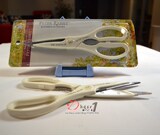 韩国进口 彼得兔厨房家用不锈钢剪刀 锋利剪断鸡腿 带启瓶盖功能