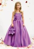 公主裙演出服儿童蛋糕裙花童女童小礼服紫色婚纱新款灰姑娘特价款