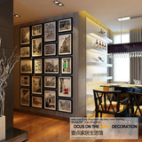 全国包邮20框现代简约实木创意客厅走廊卧室相框组合相片墙照片墙