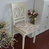 沃米兔欧式复古做旧椅垫家用凳子垫海绵垫餐椅垫办公室座垫可订做