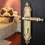 意大利品牌  欧式房门锁室内 大气欧洲金 复古贵族金色门锁 皇冠
