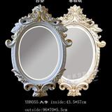 现代欧式仿古典壁挂 浴室镜 卫浴镜 雕花化妆镜 装饰镜框 油画相