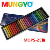 韩国盟友MOPS 油画棒25色 学生填色涂鸦绘画笔 儿童蜡笔 安全无毒