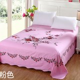 全棉传统上海老式国民床单中式纯棉丝光印花双人床被单特价包邮