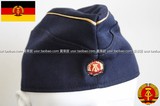 保真东德 民主德国人民军海军军官蓝色船帽 57厘米头围