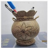 海南特色椰雕 椰壳古瓶 工艺品 笔筒 花瓶 钱罐 批发多功能工艺品