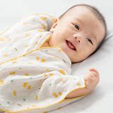 日本代购Nissen 16夏季 新生儿入浴纱布全棉浴巾 喂奶巾 5件组