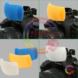 内置闪光灯柔光罩 三色装 适用于佳能单反相机配件