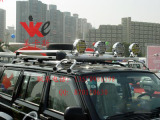 北京吉普改装213 JEEP切诺基2500 车顶雾灯架 射灯支架 车顶灯架