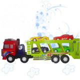 3305大号惯性拖车 超级大卡车 双层运输工程车 玩具汽车模型