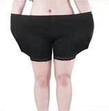 夏季安全裤女加肥大码短裤三分18-24周岁学生蕾丝打底200斤胖妹妹