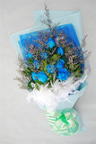 泉州鲜花速递 爱情教师节生日10枝蓝色妖姬  蓝玫瑰花束