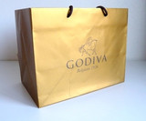比利时直邮 Godiva高迪瓦/歌帝梵巧克力 金色礼品袋 中号