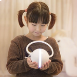 可充电式LED迷你小台灯护眼学习插电儿童可爱耳机宿舍蓄电usb接口