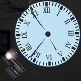 二代LED投影钟客厅创意钟电子钟酒店挂钟指针夜光静音时钟送色卡