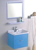 小户型浴室柜组合ABS洗漱台钢塑洗手脸台盆柜简约卫浴吊柜盆50cm