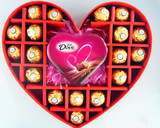 费列罗巧克力礼盒德芙心形礼盒生日情人节送男女朋友礼物顺丰包邮