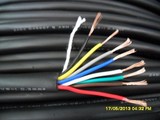 进口二手多芯控制电缆/8芯0.3平方全塑电线/柔软耐油多芯电源线