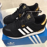台湾正品代购 Adidas三叶草ZX700 黑色金标休闲女鞋B25712/25713