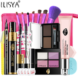 【送18件赠品】ILISYA柔色植物彩妆套装 淡妆初学者化妆品+工具