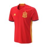 阿迪达斯男装2016夏季新款西班牙主场比赛短袖针织潮T恤正品包邮