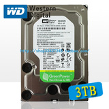 包邮3TB WD/西部数据 WD30EURX 3T台式机硬盘 SATA3 监控录像硬盘