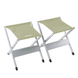 Onwaysports布面小凳套装 铝合金折叠凳 户外钓鱼野餐休闲椅子