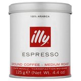 英国进口 Illy 意利咖啡粉 意式浓缩 中度烘焙 125g/罐 迷你装