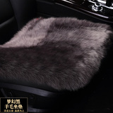 2016冬季新款纯羊毛汽车坐垫 通用羊剪绕皮毛一体单片无靠背座垫