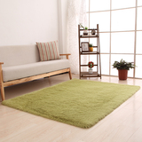 现代家居用品 纯色丝毛地毯地垫门垫客厅茶几卧室床边毯厨房 定制