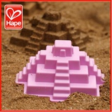 德国hape儿童沙滩玩具 玛雅金字塔1-2岁益智 玩沙挖沙 防晒坚硬