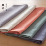 驼背雨奶奶日式布艺餐垫隔热垫创意餐布桌垫宜家棉麻垫子长方形垫