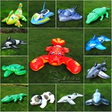 包邮INTEX动物造型儿童座骑海豚鲨鱼大乌龟水上玩具宝宝游泳坐圈