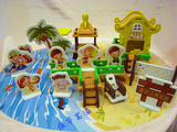 DIY环保材料立体拼图 0-3岁幼儿智力玩具 EVA夏日沙滩之旅
