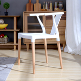 叉骨椅时尚餐椅Y椅北欧休闲椅椅子现代简约设计师木椅创意 木 椅