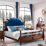 特价双人床实木床美式双人软包床1.8米大床婚床1.5米别墅创意婚床