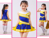 六一新款儿童啦啦操中小学生健美操拉拉队服装女童校园舞台演出服