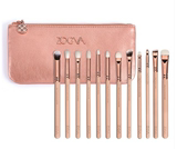 ZOEVA化妆刷套装玫瑰金金粉色带刷包 12支多功能眼部套刷/眼影刷