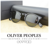 Oliver peoples奥利弗5186横钉圆框时尚墨镜复古板材太阳镜偏光镜