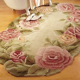 特价 100%优质手工纯羊毛地毯欧式高档加厚花朵卧室茶几客厅地毯
