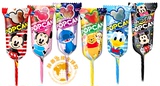 现货日本进口宝宝零食品固力果glico迪士尼 米奇头棒棒糖有机糖果