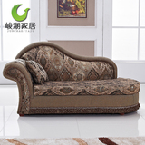 欧式古典贵妃椅 休闲舒适布艺沙发 可拆洗太妃椅 懒人躺椅 小户型