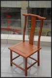 小椅子 红木 非洲花梨本色竹节小靠背椅 官帽椅儿童椅换鞋凳